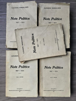 Alexandru Marghiloman - Note politice, 5 volume (1927) putin uzate