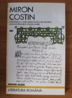 Anticariat: Miron Costin - Pagini alese. Literatura romana