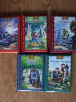 Povesti clasice: Frumoasa din padurea adormita, Scufita rosie, Cenusareasa, Motanul incaltat, Frumoasa si Bestia (5 volume)