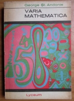 George St. Andonie - Varia mathematica