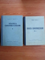 Anticariat: Panait Mazilu - Statica constructiilor (2 volume)