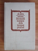 Anticariat: Al. Piru - Istoria literaturii romane de la inceput pana azi