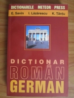 E. Savin - Dictionar roman-german, 25000 de cuvinte