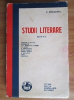 Anticariat: G. Ibraileanu - Studii literare (1931)