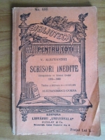 Vasile Alecsandri - Scrisori inedite