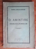 Laurentiu Barzotescu - O amintire. Operatiunile initiale din Dobrogea in 1916 (1926)