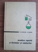 Nicolae Chindler - Analiza rapida a fontelor si otelurilor. Metode chimice si fizico-chimice