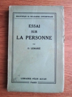 O. Lemarie - Essai sur la personne (1936)