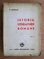 Anticariat: D. Murarasu - Istoria literaturii romane (1943)