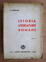 Anticariat: D. Murarasu - Istoria literaturii romane (editia a III-a, 1943)