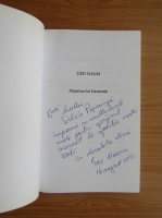 Geo Naum - Nazarirea lui Haralamb (cu autograful si dedicatia autorului)
