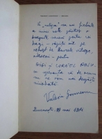 Valeriu Gorunescu - Metope. Versuri (cu autograful si dedicatia autorului)