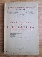 Napoleon N. Cretu - Introducere in literatura. Formele literare (1940)