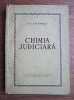 A. V. Stepanov - Chimia judiciara