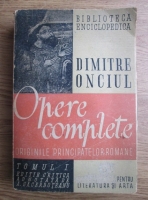 Dimitrie Onciul - Opere complete. Originile Principatelor Romane (volumul 1, 1946)