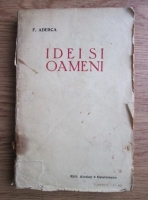 F. Aderca - Idei si oameni (1922)