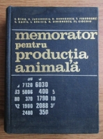 I. Dinu - Memorator pentru productia animala