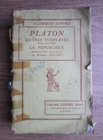 Platon - Oeuvres completes. Tome quatrieme: La Republique (1936)