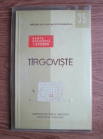 V. Ianovici - Targoviste. Harta geologica