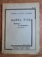 Aurel Tita - Undeva, in amintire. Versuri (1935)