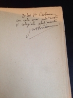Gheorghe I. Bratianu - Cuvinte catre romani. Zece conferinte si prelegeri (cu autograful si dedicatia autorului, 1942)