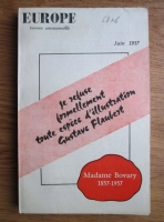 Europe, Nr. 138, Juin 1957: Madame Bovary 1857-1957