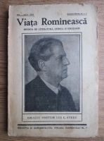 Revista Viata Romaneasca (nr. 1-3, 1937)