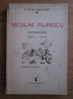 N. Polizu-Micsunesti - Niculae Filipescu. Insemnari (1937)