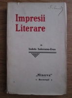 Izabela Sadoveanu Evan - Impresii literare (1908)