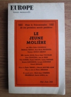 Europe, Nr. 385-386, Mai-Juin 1961: Le jeune Moliere