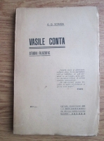 G. D. Scraba - Vasile Conta. Studiu filozofic (editie veche)