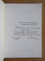 Marin Codreanu - Alegoriile insomniei (cu autograful si dedicatia autorului)