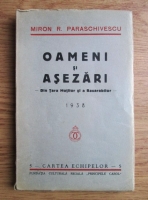Miron Radu Paraschivescu - Oameni si asezari. Din Tara Motilor si a Basarabilor (1938)