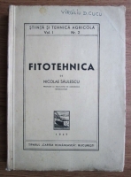 Nicolae Saulescu - Fitotehnica (1947)