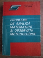 Aurelia Catana - Probleme de analiza matematica si observatii metodologice