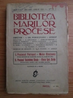 Biblioteca marilor procese. Procesul Petropol-Maior Orezeanu. Procesul Societatea Sinaia-Eforia Spitalelor Civile (nr. 6-7, 1925)
