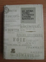 Anticariat: George Ivascu - Din istoria teoriei si a criticii literare romanesti (volumul1)
