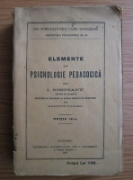 Ioan Nisipeanu - Elemente de psichologie pedagogica (1926)