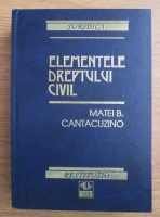 Matei B. Cantacuzino - Elementele dreptului civil