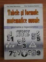 Mihai Marinescu - Tabele si formule matematice uzuale