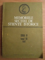 Stefan Pascu - Memoriile sectiei de Stiinte Istorice