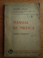 Dimitrie Cuclin - Manual de muzica. Clasa a III-a secundara (1937)