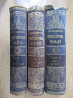 Dr. C. Diaconovich - Enciclopedia romana 1898-1904 (3 volume, coperti uzate)
