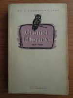 Ovid S. Crohmalniceanu - Cronici literare 1954-1956