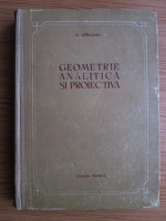 G. Vranceanu - Geometrie analitica si proiectiva