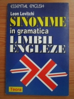 Anticariat: Leon Levitchi - Sinonime in gramatica limbii engleze