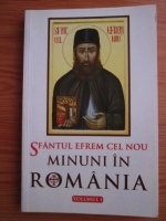 Sfantul Efrem Cel Nou - Minuni in Romania (volumul 1)