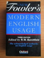 The new Fowler s modern English usage