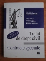 Francisc Deak - Tratat de drept civil. Volumul 2: Contracte speciale