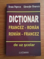 Anticariat: Ileana Popescu - Dictionar Francez-Roman, Roman-Francez de uz scolar